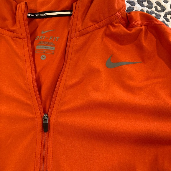 Nike Other - 🔥Nike Dry-Fit men’s 1/2 Zip Running orange top🔥